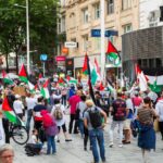 Kundgebung gegen die israelischen Annexionen