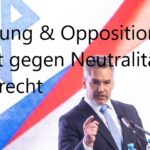 Gegen Neutralität und Völkerrecht