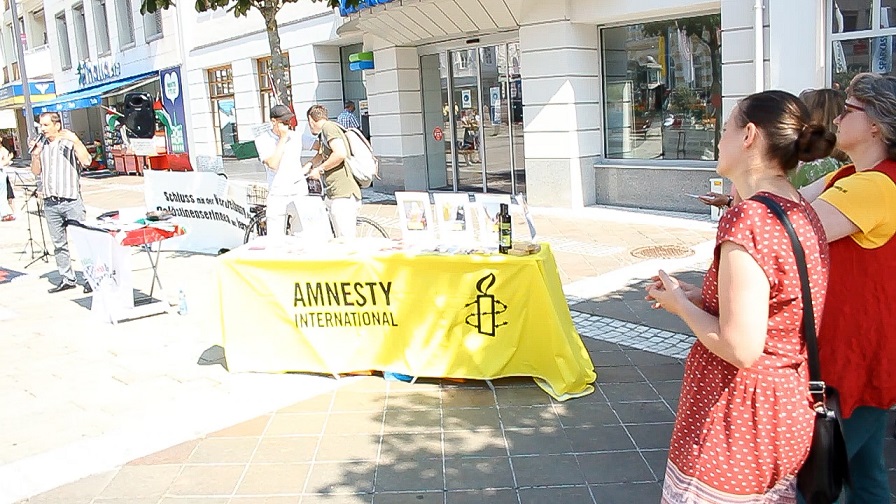 Palästinakundgebung in Amstetten 24.7.2021