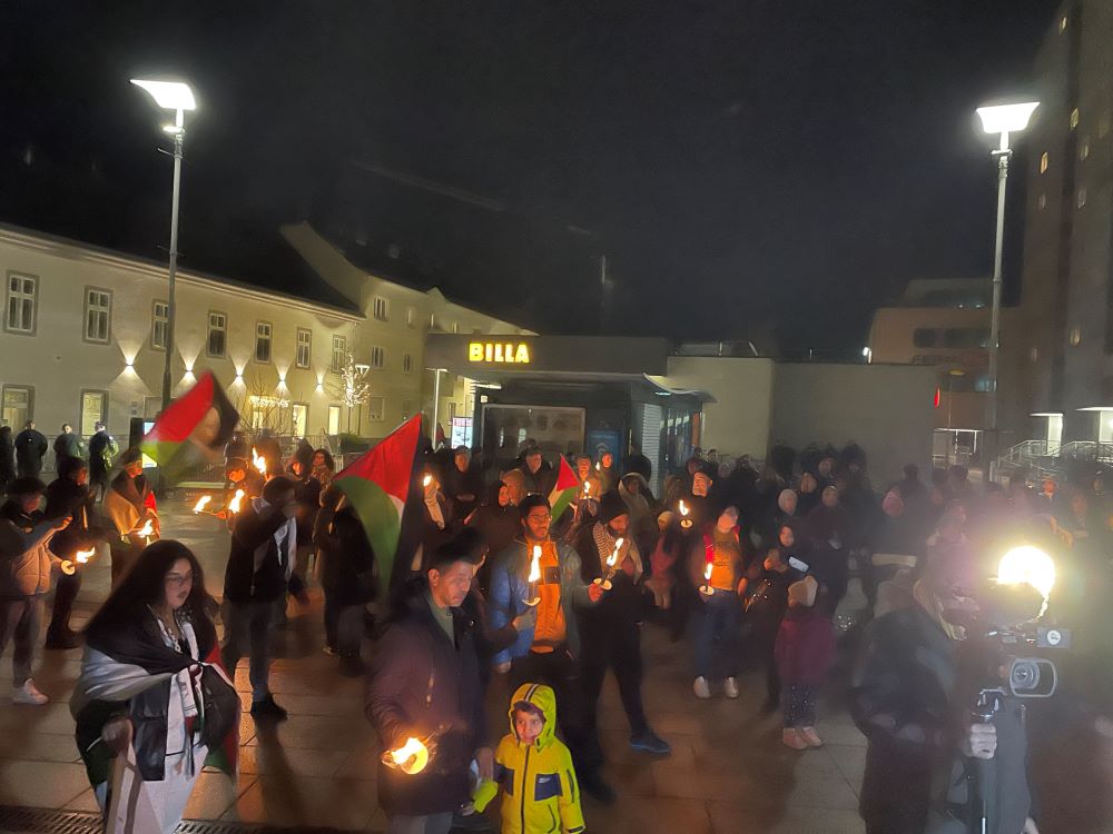 Palästina-Demo in Wiener Neustadt 13.12.23