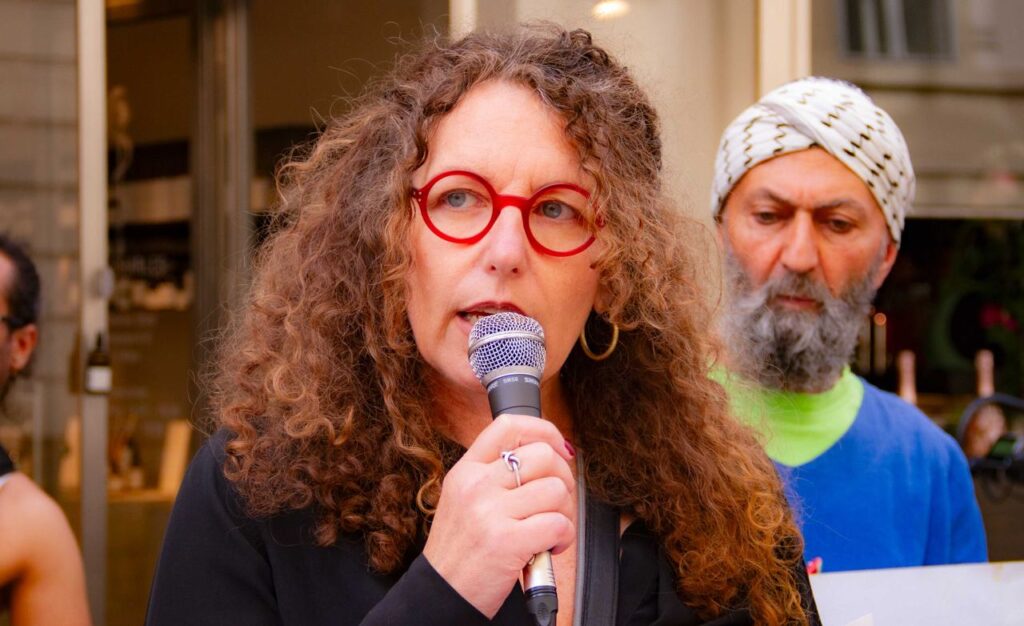 Dalia Sarig, Mitbegründerin "Not in our name", Palästina-Aktivistin mit jüdischen Wurzeln